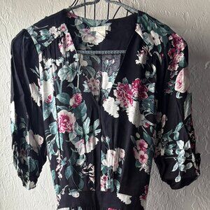 H&M Floral Dress with Tie